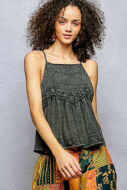 Washed Textured Tank