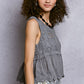 Embroidered Bow Eyelit Tank