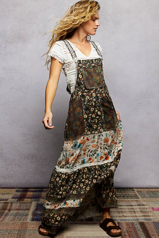 Floral Overall Dress