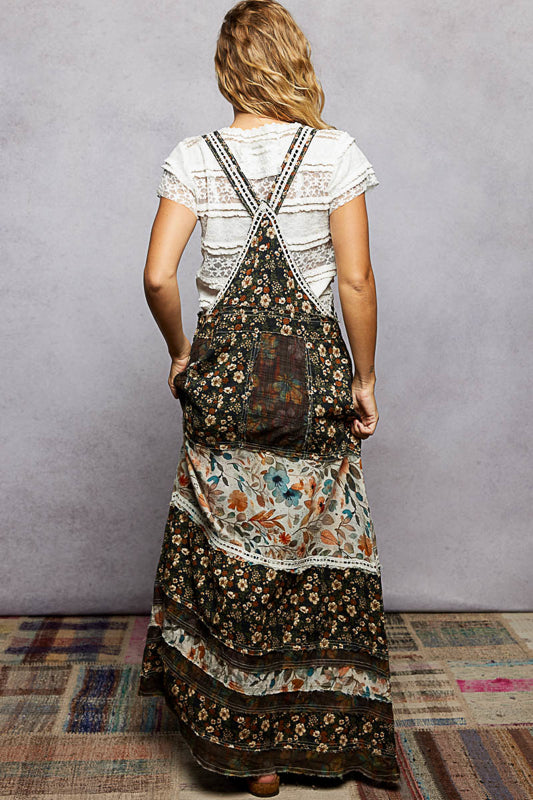 Floral Overall Dress