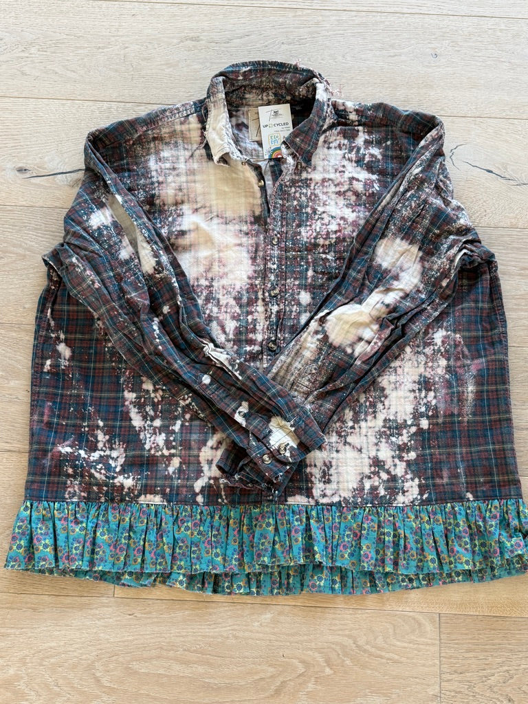2XL Ruffled Flannel