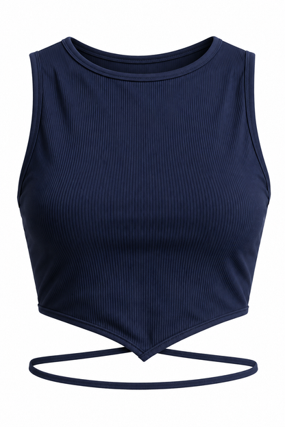 Tie Waist Crop Top