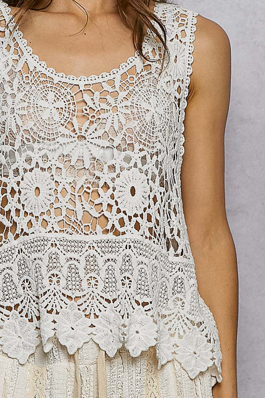 Sleeveless Crochet