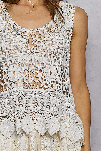 Sleeveless Crochet