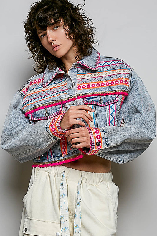 Boho Denim Jacket
