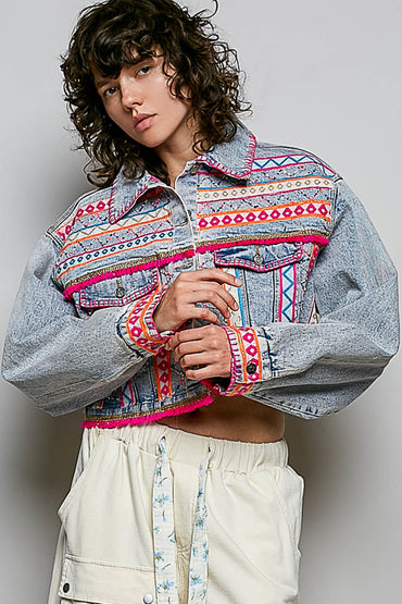 Boho Denim Jacket
