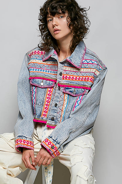 Boho Denim Jacket