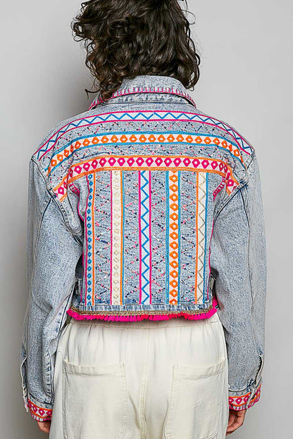 Boho Denim Jacket