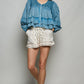 Ruffled Crochet Top
