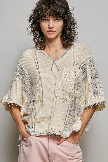 V Neck Hoodie