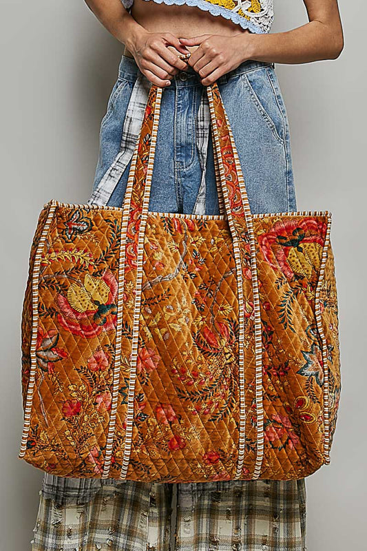 Velvet Boho Tote