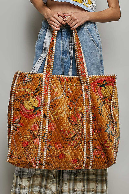 Velvet Boho Tote