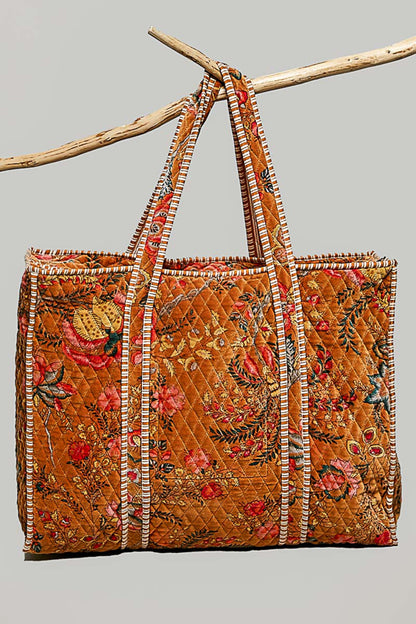 Velvet Boho Tote