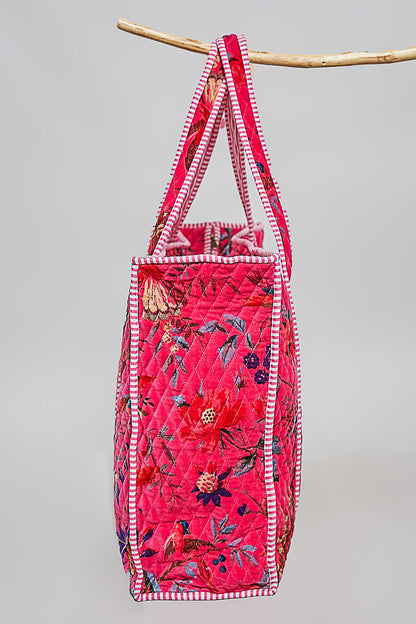 Velvet Boho Tote