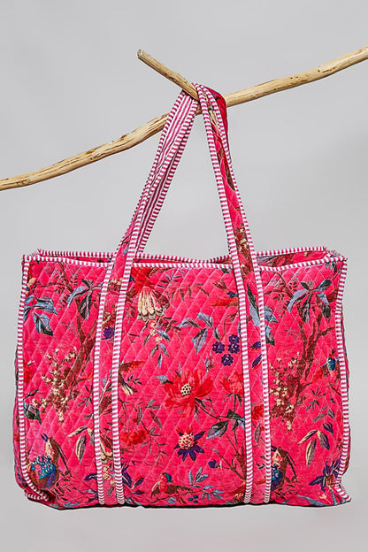 Velvet Boho Tote