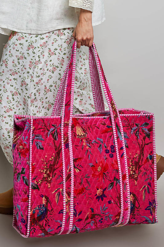 Velvet Boho Tote