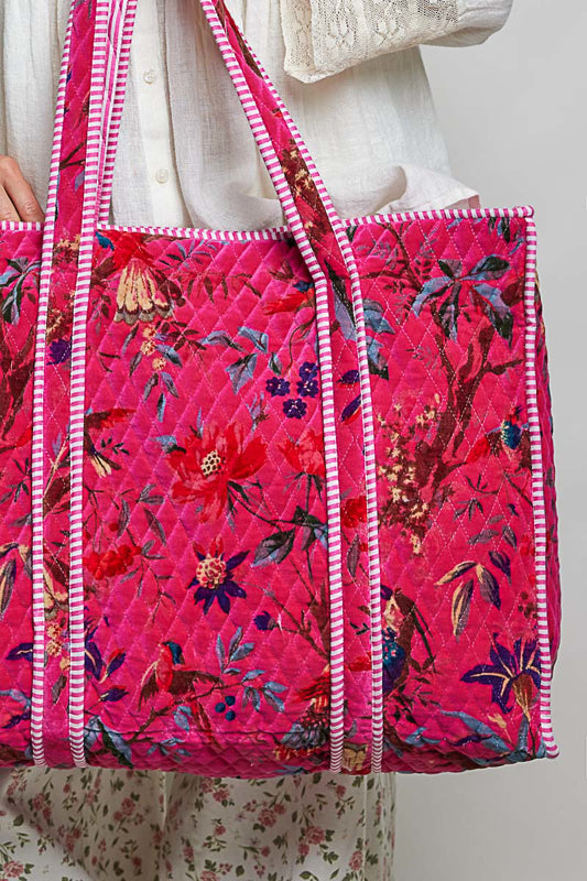 Velvet Boho Tote