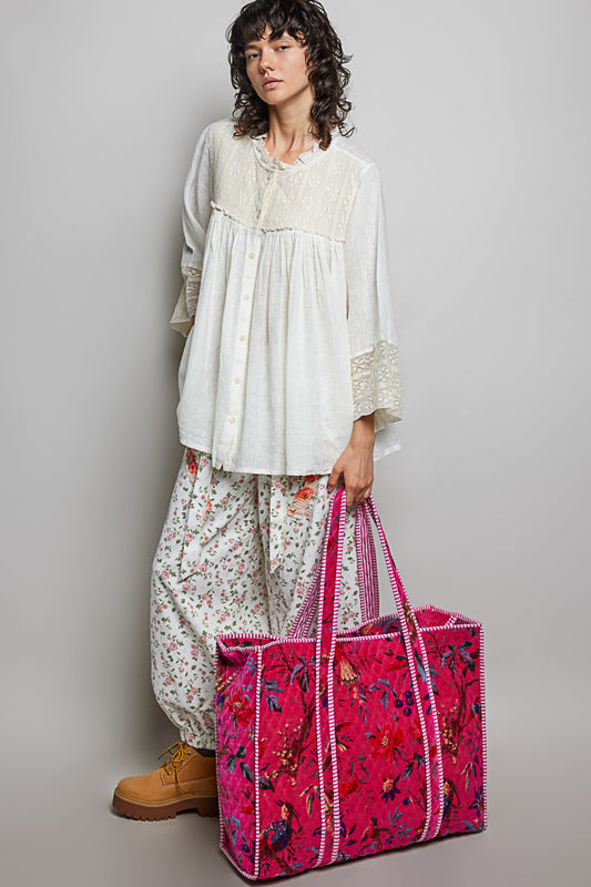 Velvet Boho Tote