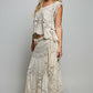 Crochet Lace Maxi Skirt