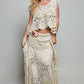 Crochet Lace Maxi Skirt
