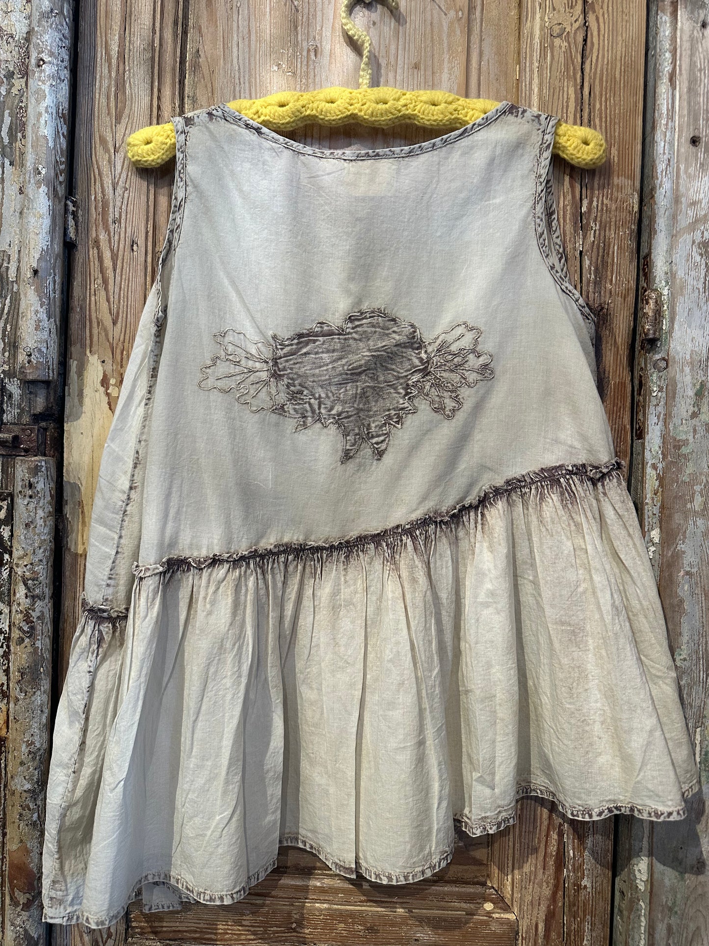 Tone on Tone Embroidery Tank