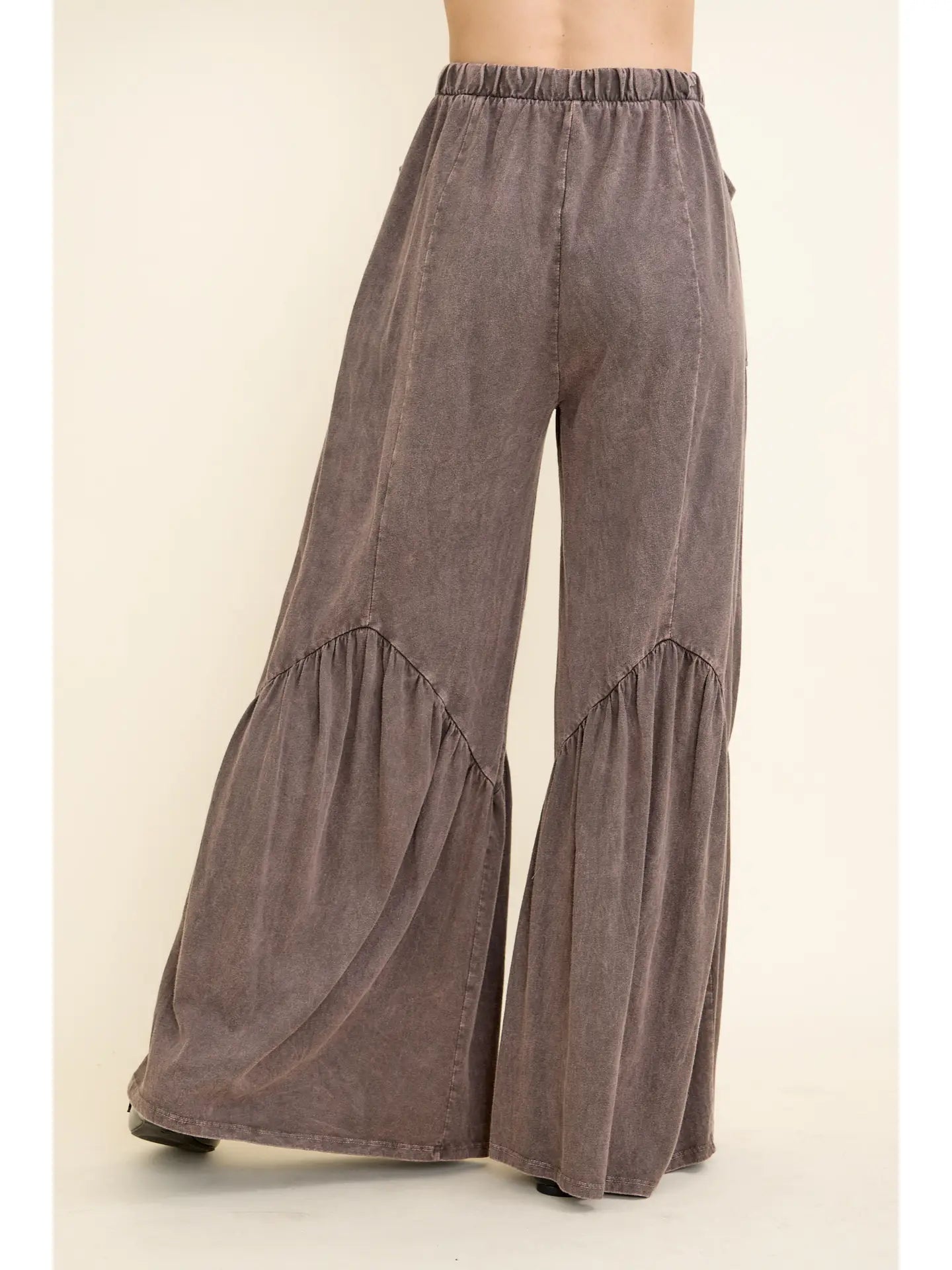Bell Bottom Ruffle Pants