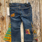 12-18m Up Cycled Kids Bell Bottoms