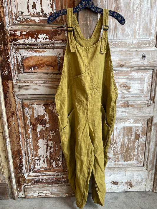 Cynthia Linen Overalls