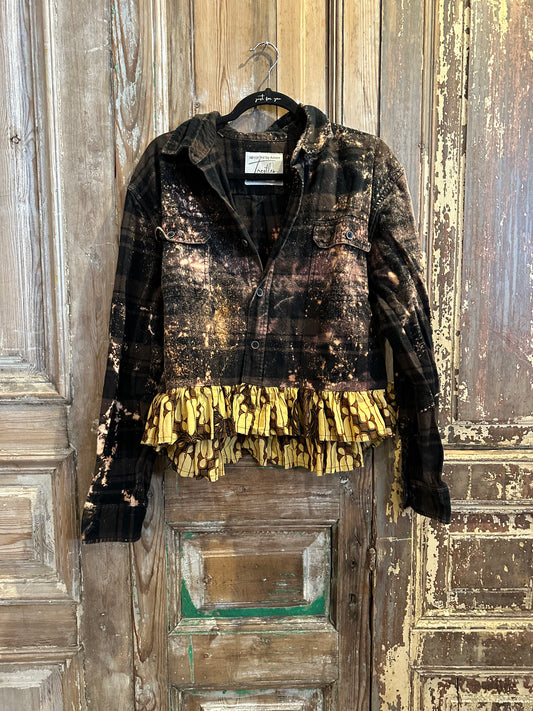 Large Heavy Weight Ruffled Flannel