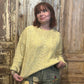 Yellow Cable Sweater