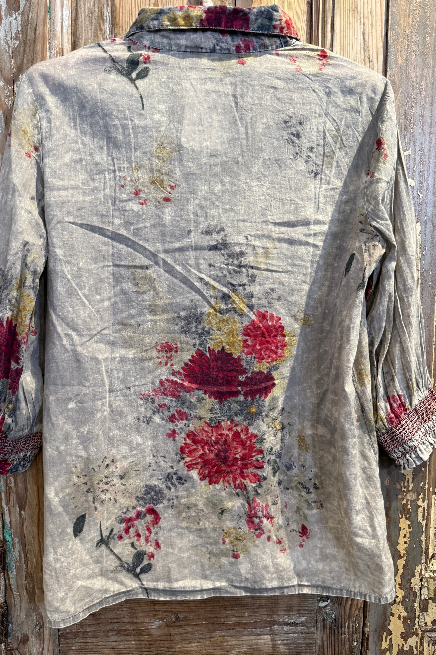 Smocked Yoke Blouse