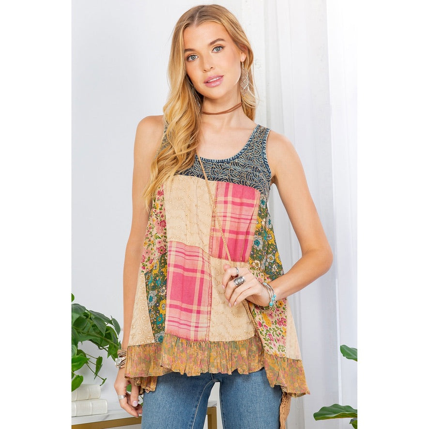 Patchwork Tank Tunic