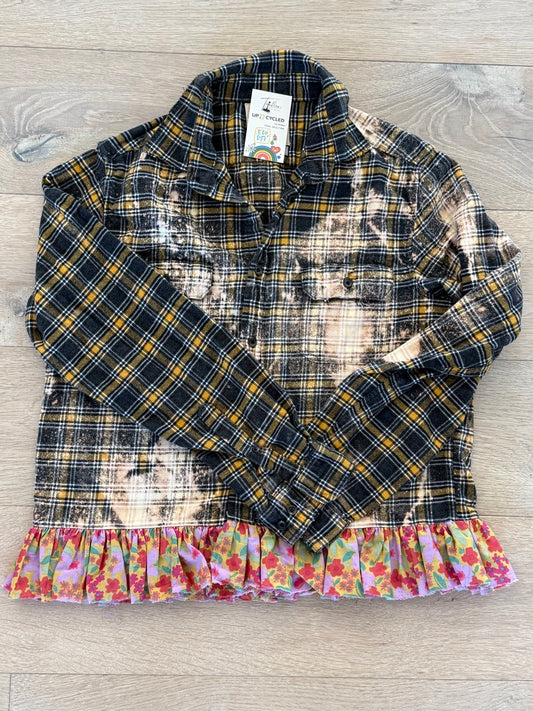 S/M Ruffled Flannel
