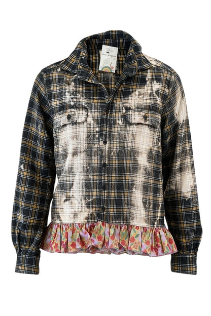 S/M Ruffled Flannel