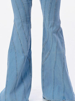 Wave Flare Jeans