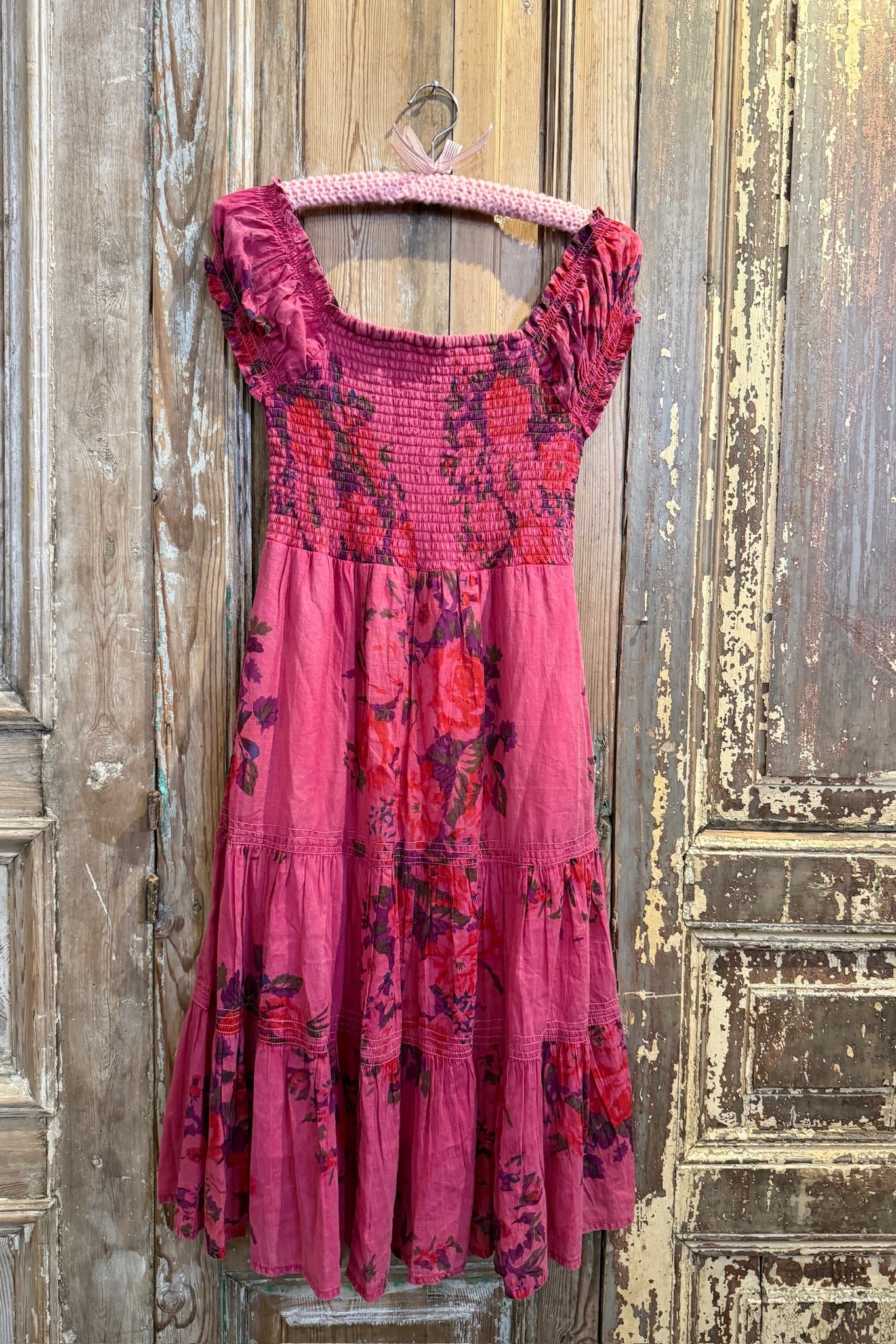Midi Smocked Dress