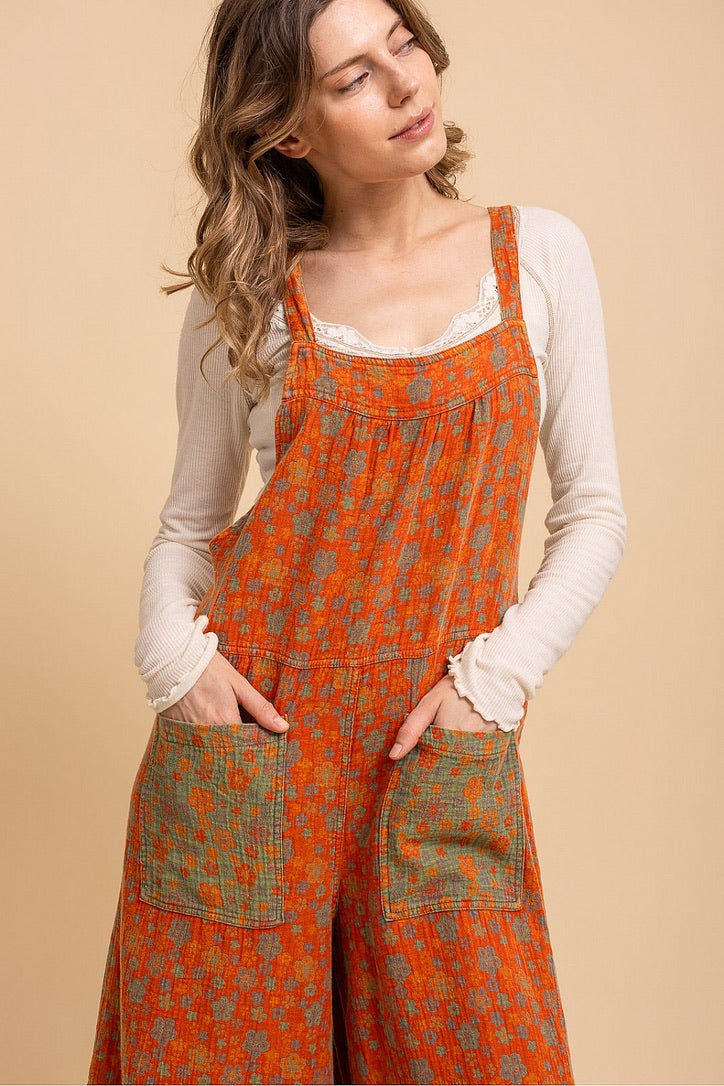 Happy Flower Overalls