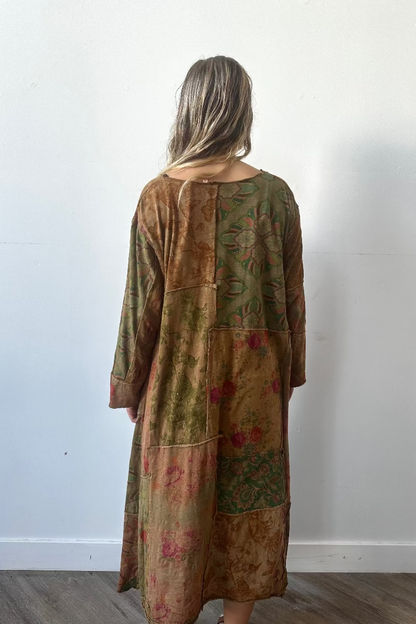 Patchwork Knit Dress