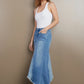 Denim Maxi Skirt