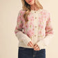 Pink Flower Cardi