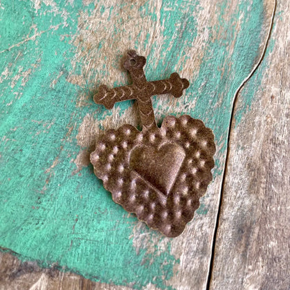 Cross Heart Medallion