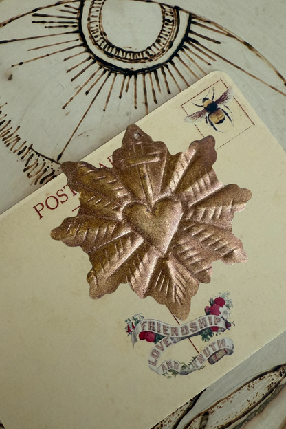 Snowflake Heart Medallion