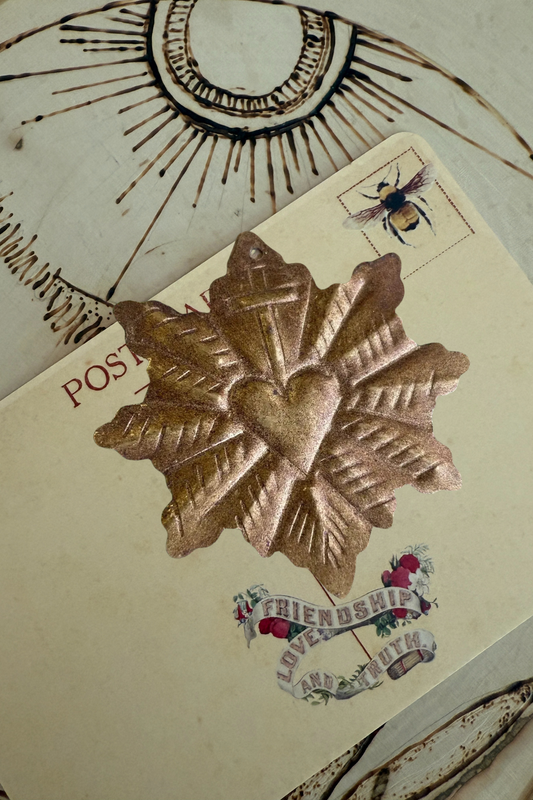 Snowflake Heart Medallion