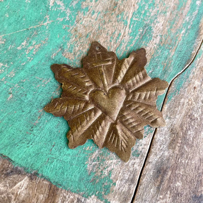 Snowflake Heart Medallion