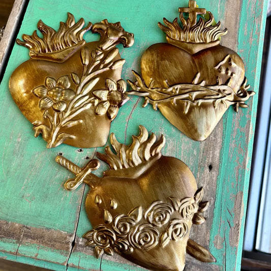 Holy Family Hearts Ornaments