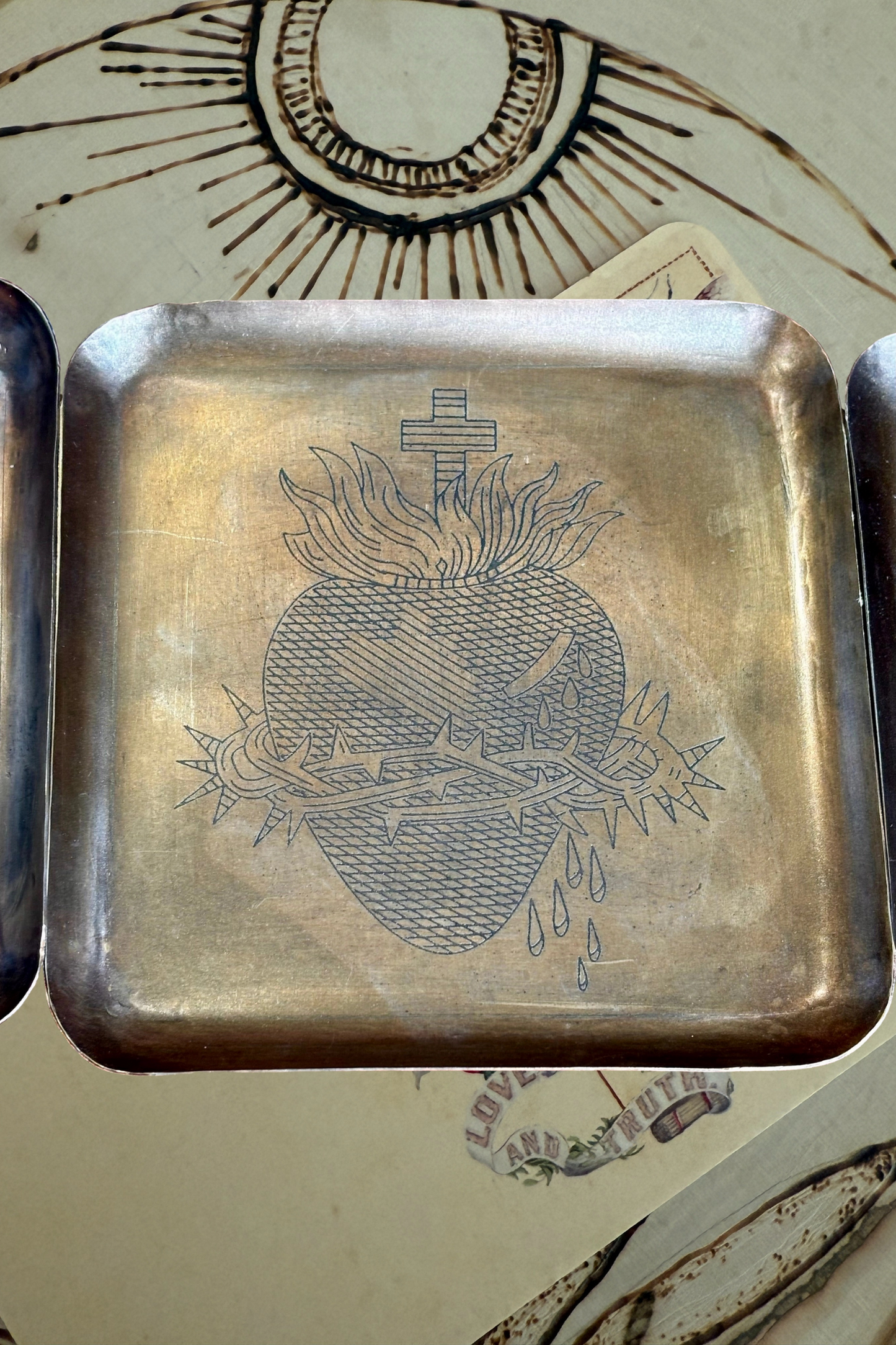 6x6 Immaculate Heart Tray