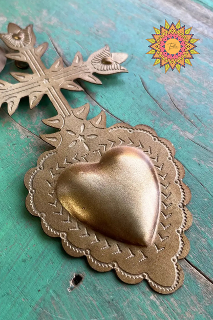 Small Cross My Heart Ornament