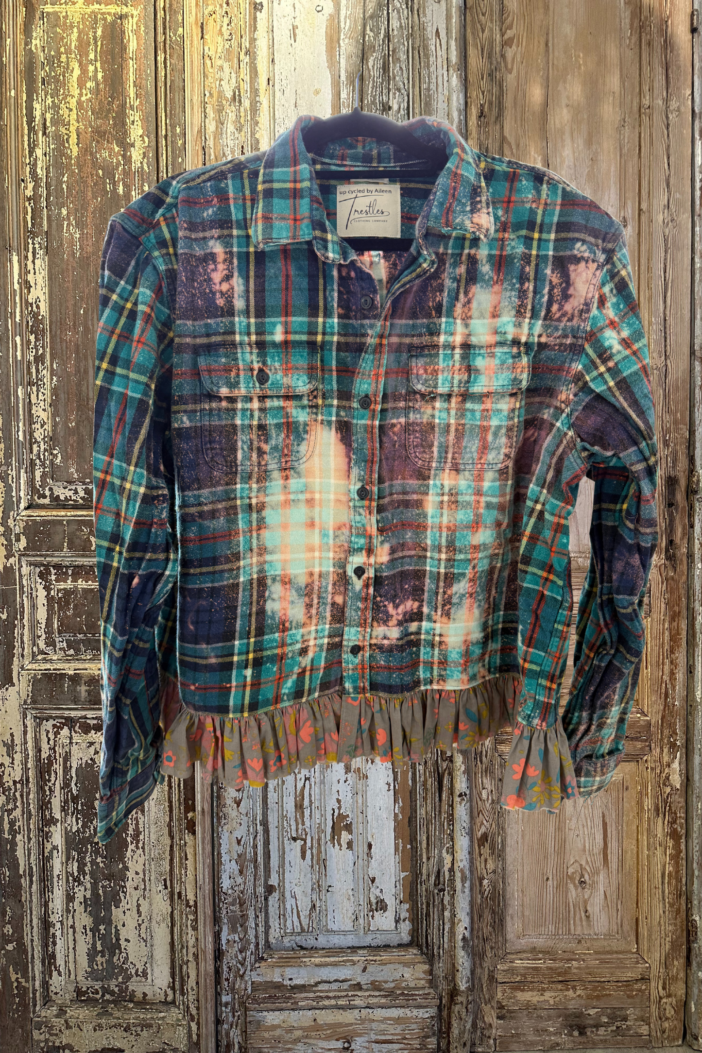 Large Ruffled Flannel