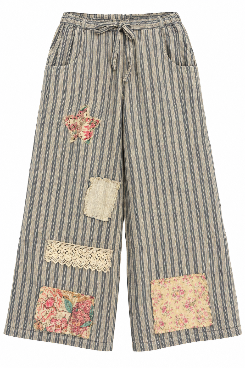 Lined Up Trouser Pants
