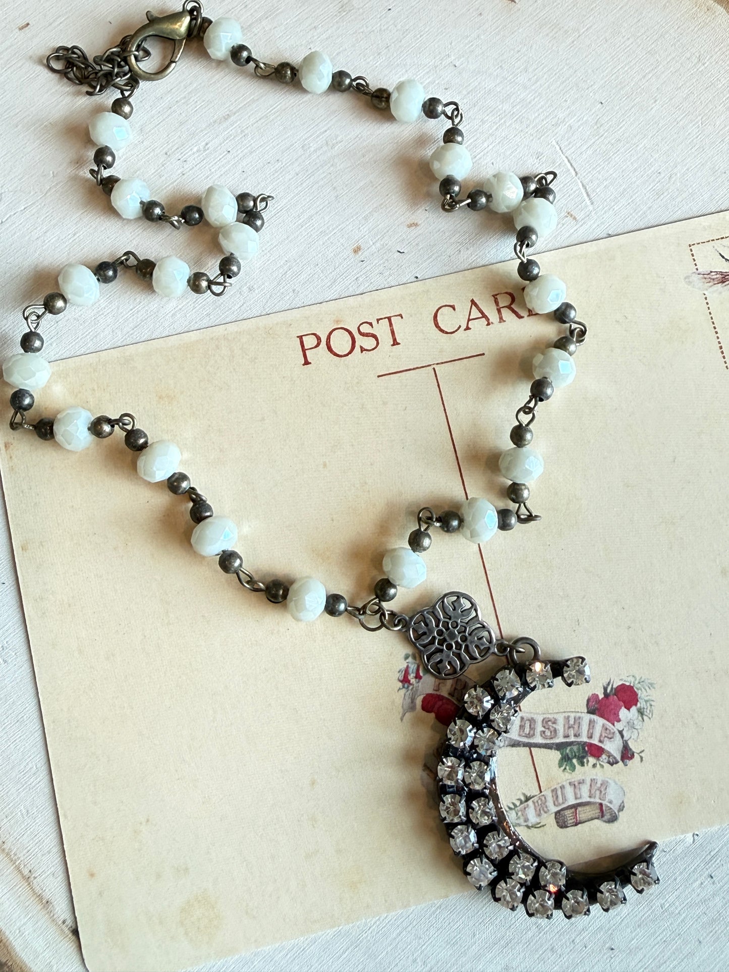 Shimmer Moon Necklace